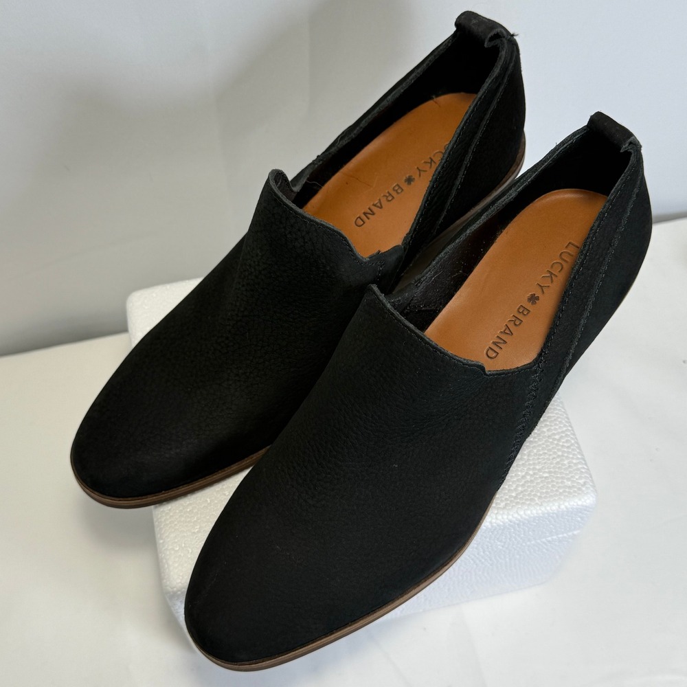 Lucky Brand Black Ankle Boots Modern Style